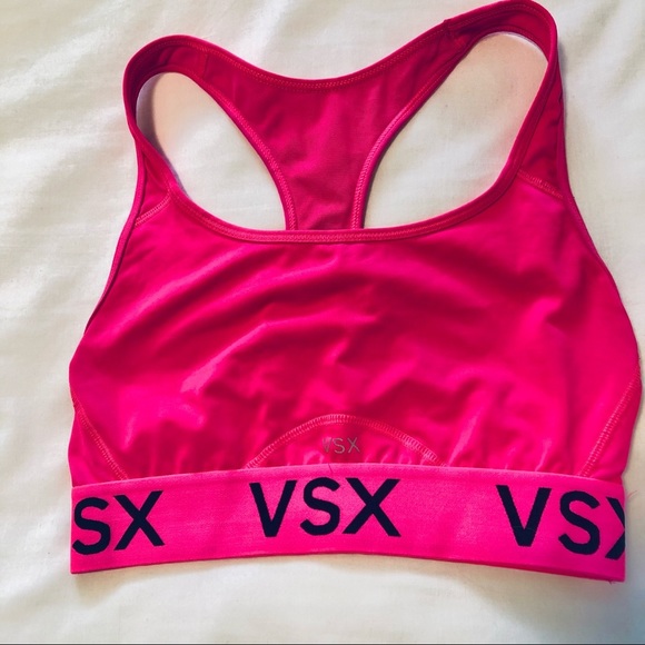 Victoria Secret Small VSX Sports Bra Pink - Picture 5 of 7